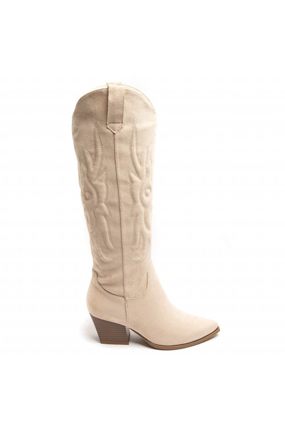 Santiags Mira – haute Beige