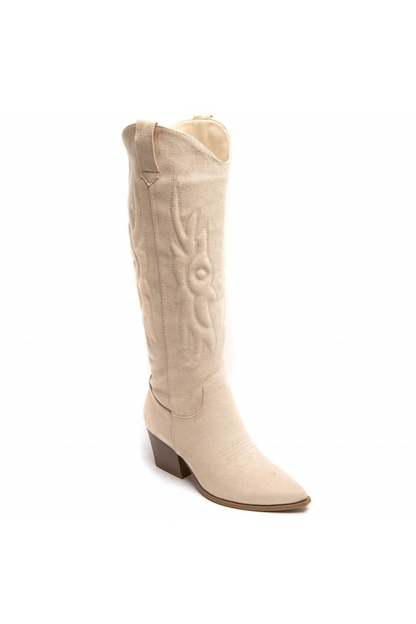 Santiags Mira – haute Beige