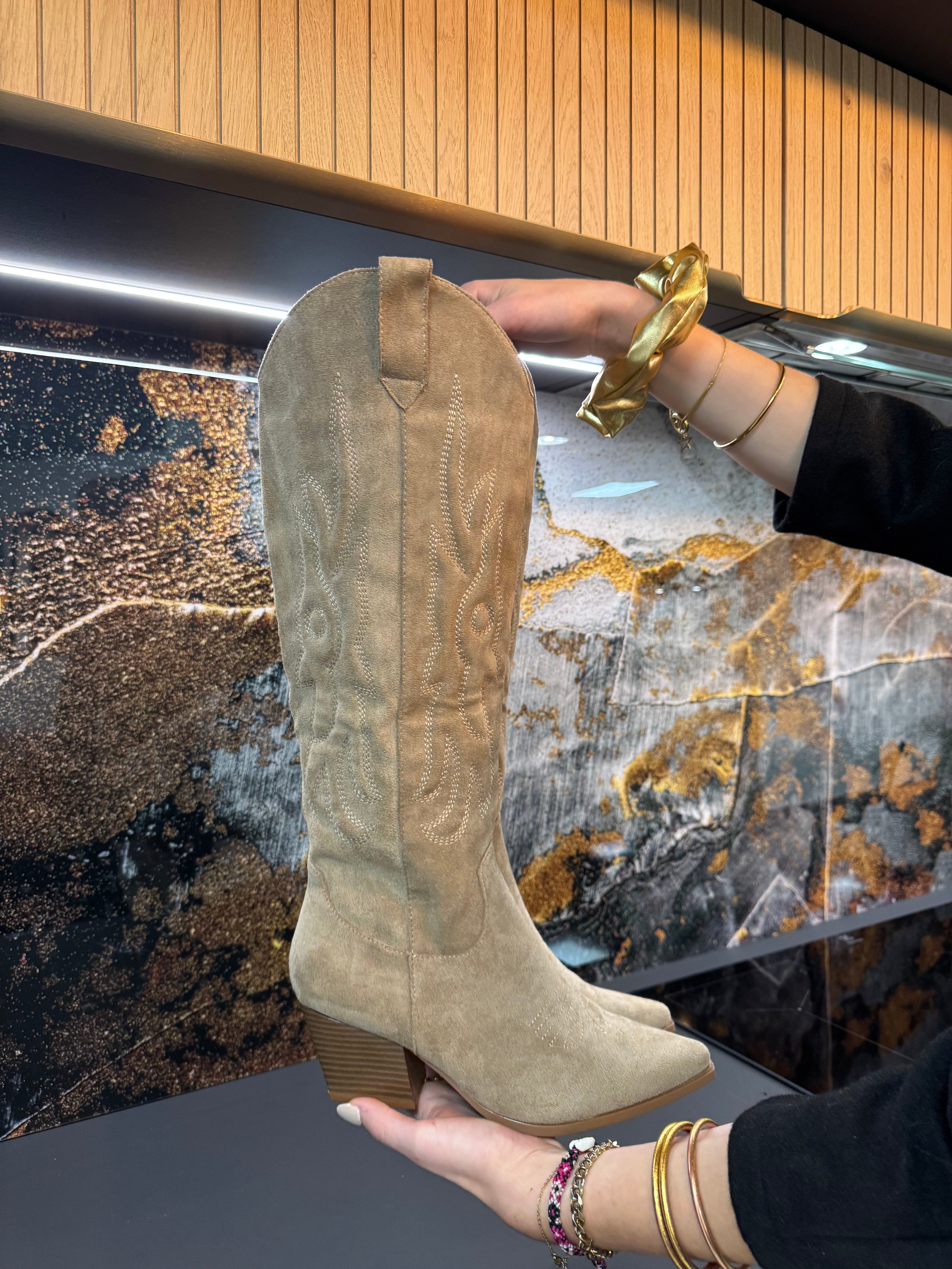 Santiags Mira – haute Kaki