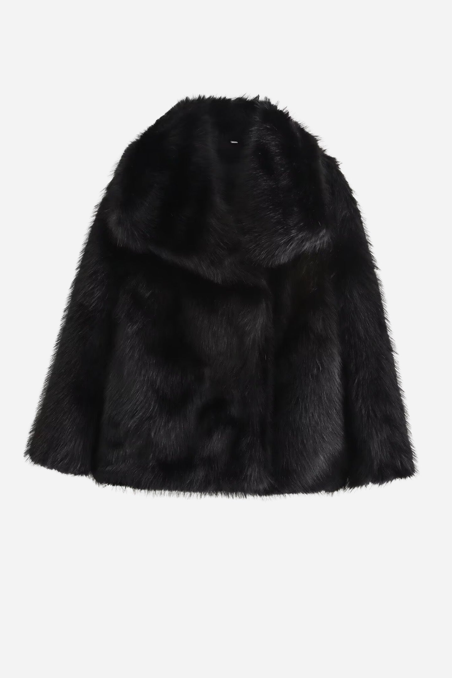Veste en fourrure Noir