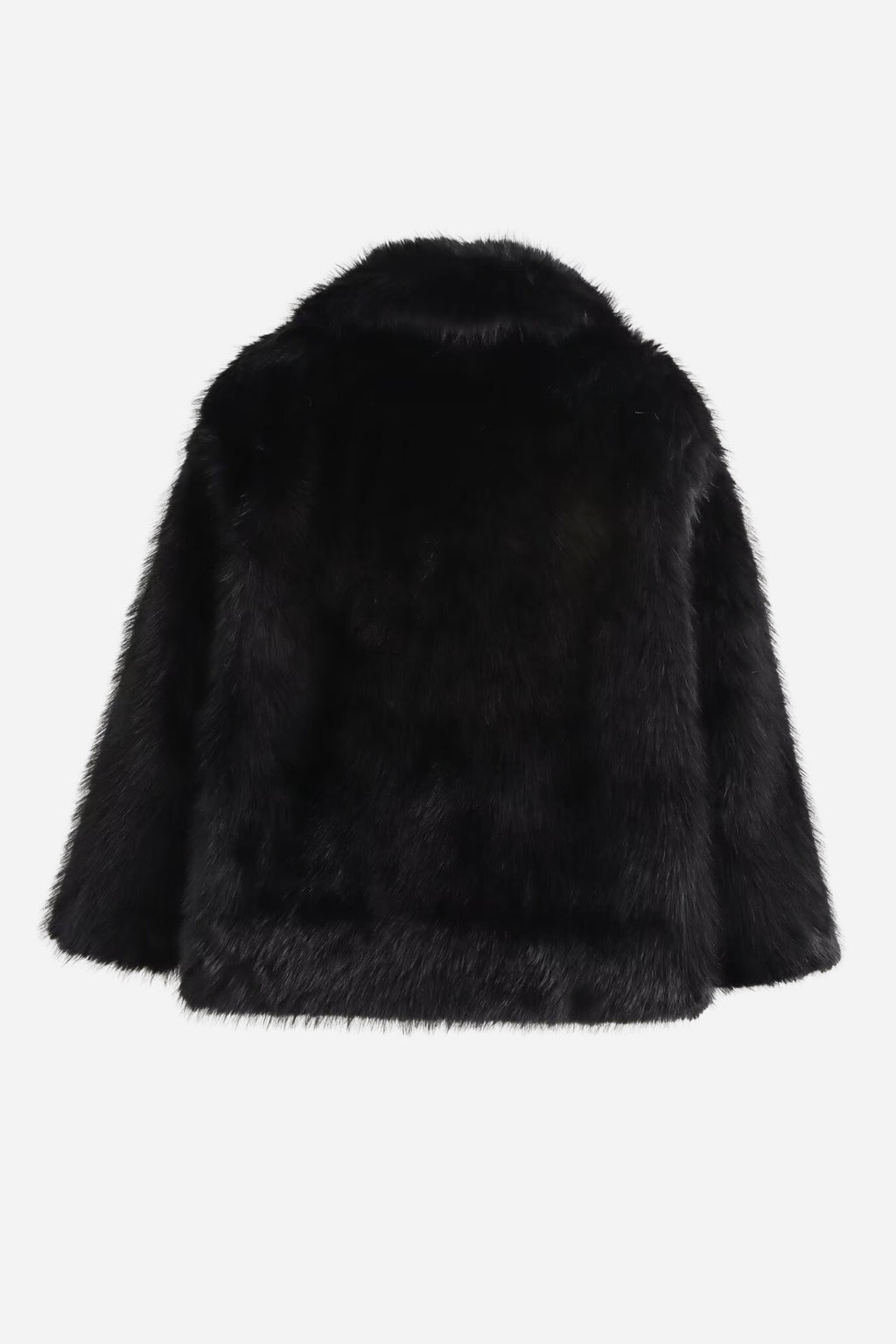 Veste en fourrure Noir