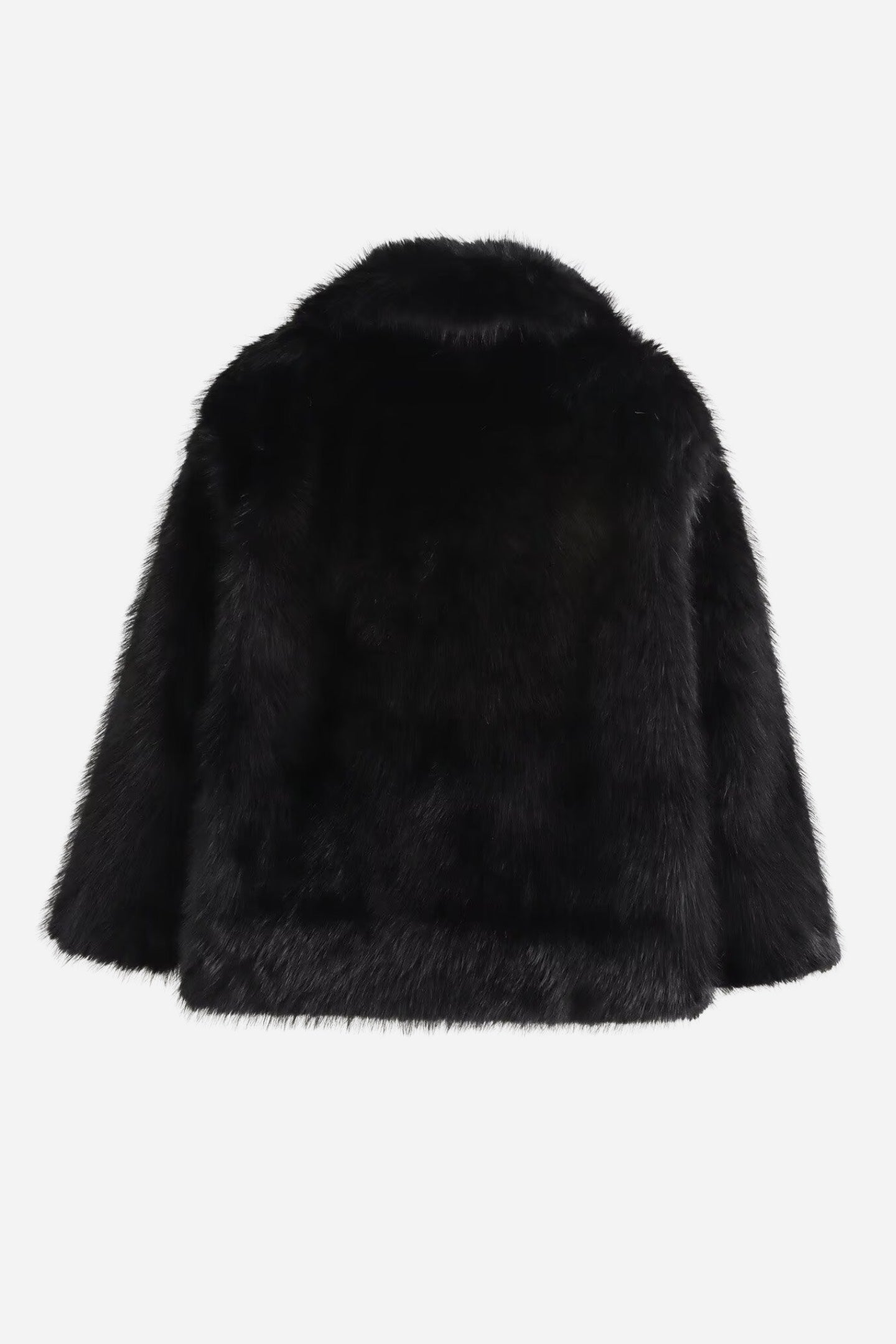 Veste en fourrure Noir