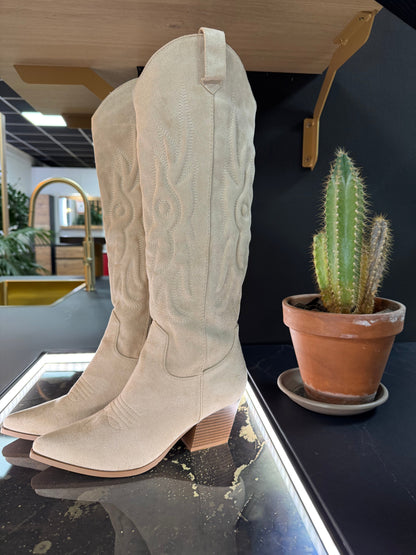Santiags Mira – haute Beige