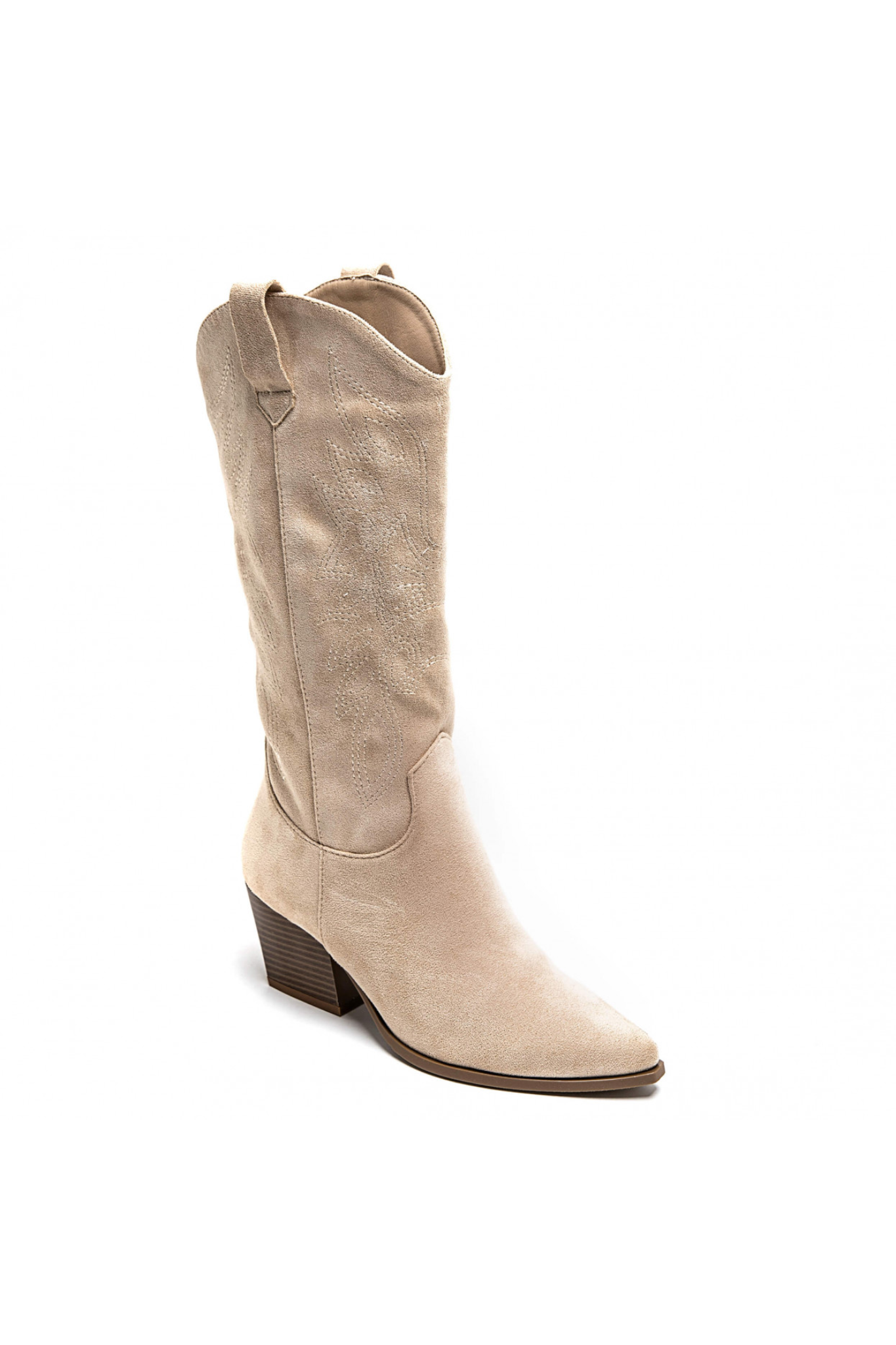 Bottes Santiags Alba - beige
